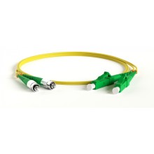 Патч-корд волоконно-оптический Hyperline FC-D2-9-FC/AR-FC/AR-H-2M-LSZH-YL