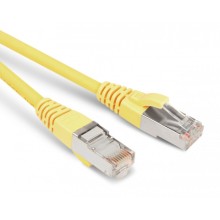 Патч-корд экранированный Hyperline PC-LPM-STP-RJ45-RJ45-C6-1.5M-LSZH-YL