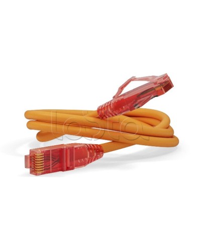Патч-корд U/UTP Hyperline PC-LPM-UTP-RJ45-RJ45-C5e-0.5M-LSZH-OR в Комсомольске-на-Амуре Патчкорды (медные) Pintop.ru