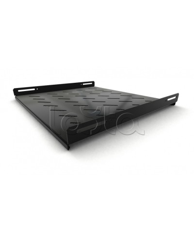 Полка стационарная 1U Hyperline TSH3L-450-RAL9004 в Комсомольске-на-Амуре Полки для шкафов и стоек Pintop.ru