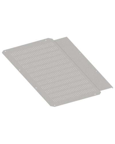 FORMAT Фланец основания встроенного отсека вентилируемый 400х800мм IEK (FO-00-FBCV-040-080) в Комсомольске-на-Амуре Аксессуары для стоек и шкафов Pintop.ru