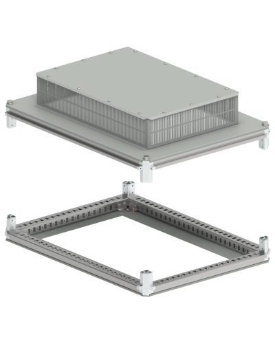 FORMAT Крыша и основание (под фланец) 600х800мм IP31 IEK (FO-00-KOF-060-080-31) в Комсомольске-на-Амуре Аксессуары для стоек и шкафов Pintop.ru