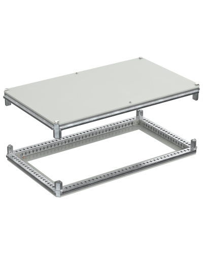 FORMAT Крыша и основание (под фланец) 600х1000мм IEK (FO-00-KOF-060-100) в Комсомольске-на-Амуре Аксессуары для стоек и шкафов Pintop.ru
