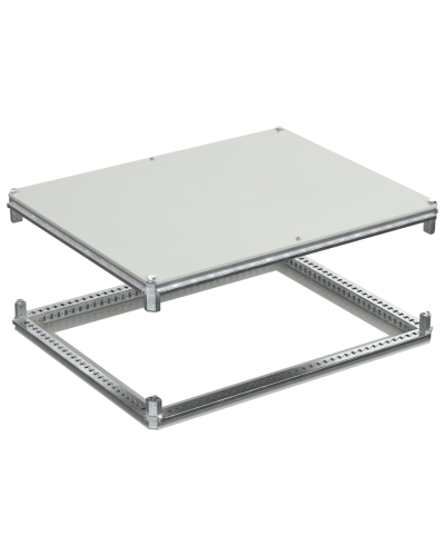 FORMAT Крыша и основание (под фланец) 800х1000мм IEK (FO-00-KOF-080-100) в Комсомольске-на-Амуре Аксессуары для стоек и шкафов Pintop.ru
