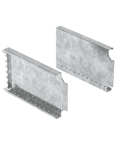 FORMAT Панель монтажная боковая перфорированная 200х400мм (2шт/упак) IEK (FO-00-MPSP-020-040) в Комсомольске-на-Амуре Аксессуары для стоек и шкафов Pintop.ru