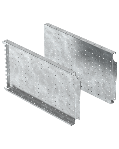 FORMAT Панель монтажная боковая перфорированная 300х600мм (2шт/упак) IEK (FO-00-MPSP-030-060) в Комсомольске-на-Амуре Аксессуары для стоек и шкафов Pintop.ru