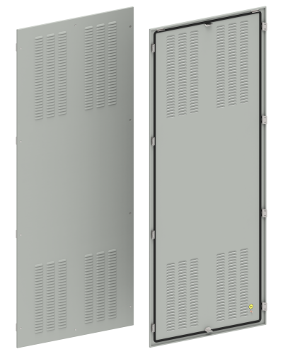 FORMAT Панель задняя вентилируемая 2000х800мм IEK (FO-00-PBV-200-080) в Комсомольске-на-Амуре Аксессуары для стоек и шкафов Pintop.ru