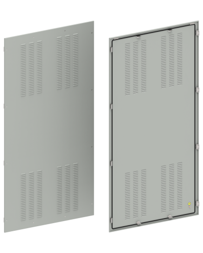 FORMAT Панель задняя вентилируемая 2000х1000мм IEK (FO-00-PBV-200-100) в Комсомольске-на-Амуре Аксессуары для стоек и шкафов Pintop.ru