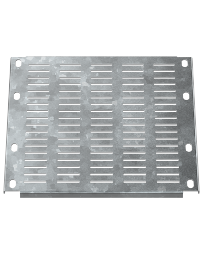 FORMAT Заглушка панели нижней наборной вентилируемой 200мм в шкаф шириной 400мм IEK (FO-00-PLTV-020-040) в Комсомольске-на-Амуре Аксессуары для стоек и шкафов Pintop.ru