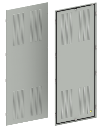FORMAT Панель боковая вентилируемая 2000х800мм IP31 (2шт/компл) IEK (FO-00-PSV-200-080-31) в Комсомольске-на-Амуре Аксессуары для стоек и шкафов Pintop.ru