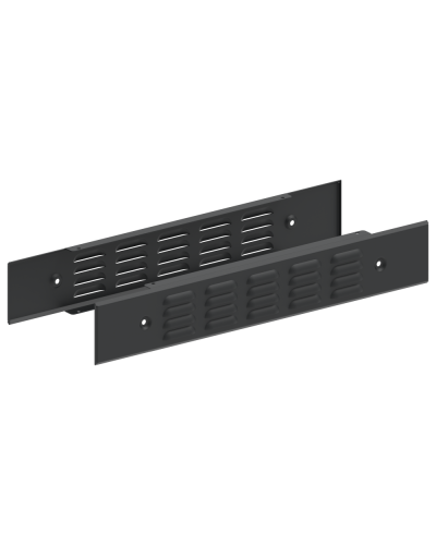 FORMAT Панель цоколя вентилируемая 100х600мм RAL7021 (2шт/компл) IEK (FO-00D-PCV-010-060-7021) в Комсомольске-на-Амуре Аксессуары для стоек и шкафов Pintop.ru