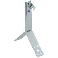 Держатель проводника круглого 6-10мм винтовой для конька h=100мм оцинкованная сталь IEK (ZDP80-11-4-16-100)