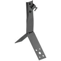 Держатель проводника круглого 6-10мм винтовой для конька h=80мм оцинкованная сталь TD IEK (ZDP80-13-4-16-80)