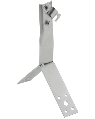 Держатель проводника круглого 6-10мм винтовой для конька h=100мм нержавеющая сталь IEK (ZDP80-20-4-16-100) в Комсомольске-на-Амуре Крепеж Pintop.ru