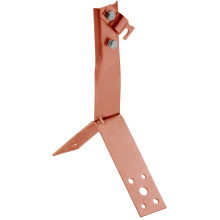 Держатель проводника круглого 6-10мм винтовой для конька h=80мм медь IEK (ZDP80-50-4-16-80)