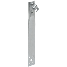 Держатель проводника круглого 6-10мм винтовой прямой h=150мм оцинкованная сталь IEK (ZDP86-11-1-16-150)