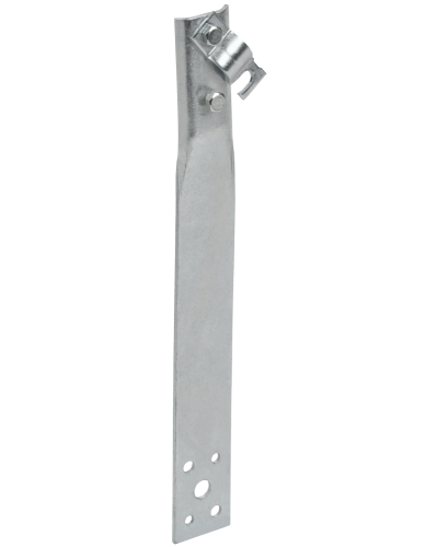 Держатель проводника круглого 6-10мм винтовой прямой h=150мм оцинкованная сталь IEK (ZDP86-11-1-16-150) в Комсомольске-на-Амуре Крепеж Pintop.ru