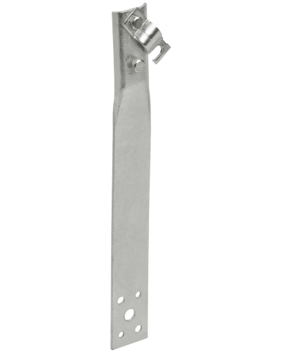 Держатель проводника круглого 6-10мм винтовой прямой h=80мм нержавеющая сталь IEK (ZDP86-20-1-16-80) в Комсомольске-на-Амуре Крепеж Pintop.ru