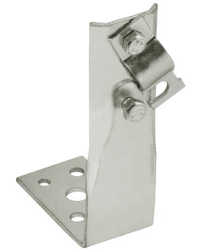 Держатель проводника круглого 6-10мм винтовой угловой h=60мм нержавеющая сталь IEK (ZDP87-20-1-16-60) в Комсомольске-на-Амуре Крепеж Pintop.ru