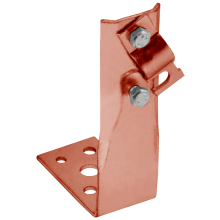 Держатель проводника круглого 6-10мм винтовой угловой h=150мм медь IEK (ZDP87-50-1-16-150)