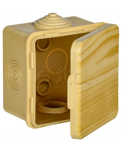 Коробка расп. КМ 65х65х50мм о/к IP54 4 вв. сосна IEK (UKO31-065-065-050-K34-54) в Комсомольске-на-Амуре Распределительные коробки Pintop.ru