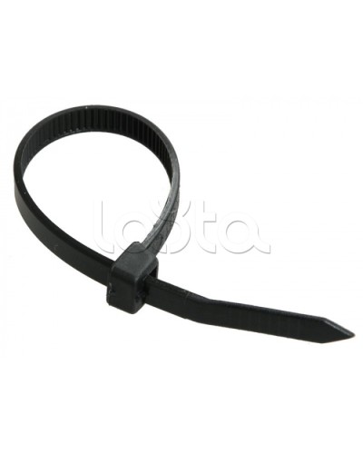 Хомут 4,8x400 мм нейлон, черный (100 шт/уп) IEK (UHH32-D048-400-100) в Комсомольске-на-Амуре Стяжки-хомуты Pintop.ru