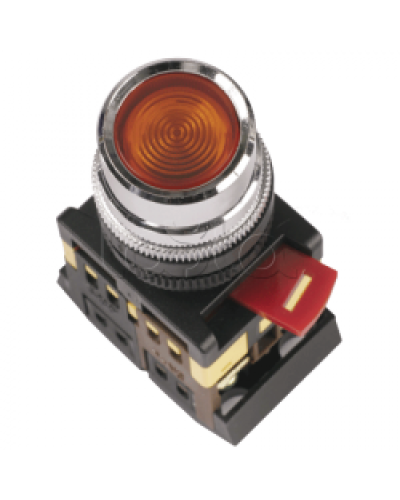Кнопка ABLF-22 красный d22мм неон/240В 1з+1р IEK BBT10-ABLF-K04 в Комсомольске-на-Амуре Кнопки выхода Pintop.ru