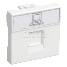 Розетка информационная РКИ-20-00-П RJ-45 UTP кат. 5e IEK CKK-40D-RI2-K01