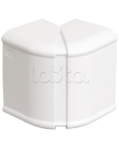 Угол изменяемый внешний для соединения двух кабель-каналов типоразмера 100х60 IEK (CKK-40D-W-100-060-K01) в Комсомольске-на-Амуре Аксессуары для кабель-канала Pintop.ru