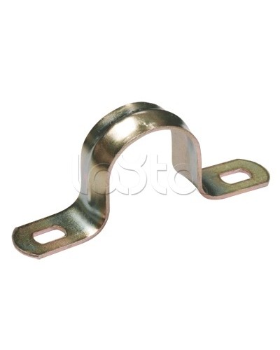 Скоба двухлапковая для крепления металлорукава d21-22 IEK (CMAT11-21-100) в Комсомольске-на-Амуре Держатели, клипсы, скобы Pintop.ru