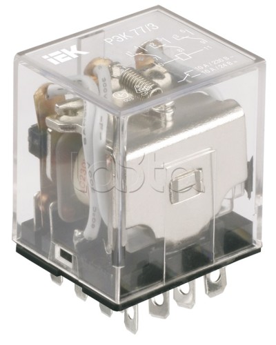 Реле промежуточное РЭК77/3 IEK RRP10-3-10-012D в Комсомольске-на-Амуре Аксессуары для кабель-канала Pintop.ru