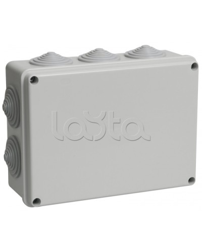 Коробка КМ41244 распаячная для о/п (RAL7035, 10 гермовводов) IEK UKO11-190-140-070-K41-55 в Комсомольске-на-Амуре Аксессуары для средств охраны периметра Pintop.ru