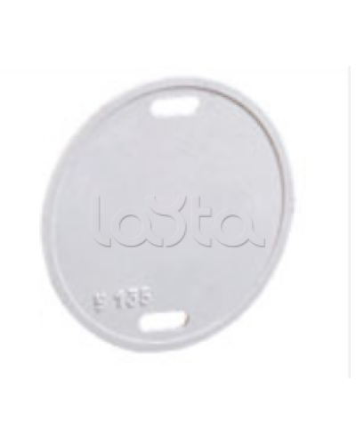 Бирка кабельная маркировочная У-135 (круг 55 мм) IEK UZMA-BIK-Y135-R в Комсомольске-на-Амуре Аксессуары для кабель-канала Pintop.ru