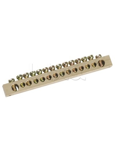 Шина нулевая 8x12 8/2 IEK YNN21-08-100 в Комсомольске-на-Амуре Клеммные колодки Pintop.ru