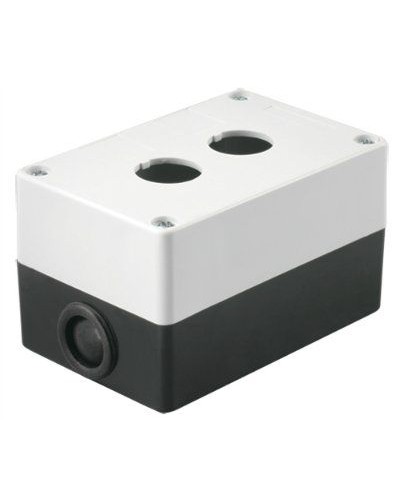 Корпус КП102 для кнопок 2 места белый IEK BKP10-2-K01 в Комсомольске-на-Амуре Аксессуары для кабель-канала Pintop.ru