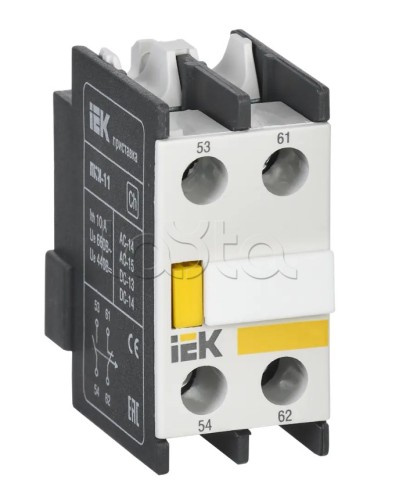 Приставка ПКИ-11 дополнительные контакты 1з+1р IEK (KPK10-11) в Комсомольске-на-Амуре Коммутационные изделия Pintop.ru