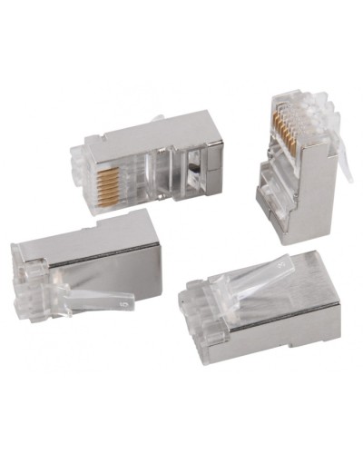 Разъём RJ-45 FTP для кабеля кат.5e IEK ITK CS3-1C5EF в Комсомольске-на-Амуре Коннекторы и разъемы Pintop.ru