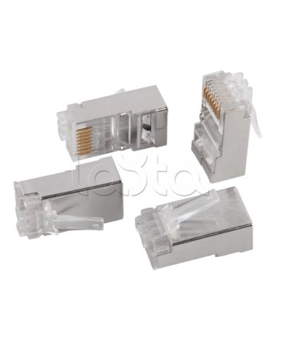 Разъём RJ-45 FTP для кабеля SOLID кат.6 ITK CS3-1C6FS в Комсомольске-на-Амуре Коннекторы и разъемы Pintop.ru