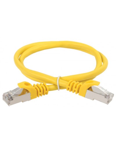 ITK Коммутационный шнур (патч-корд), кат.5Е FTP, 5м, желтый (PC05-C5EF-5M) в Комсомольске-на-Амуре Патч-корды и пигтейлы Pintop.ru