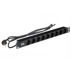 Блок розеток на 9 розеток 19" ITK PH22-9D1