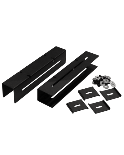 Кронштейны для крепления рамы LAN-MT-FRM к проволочному лотку, 2 шт. LANMASTER LAN-MT-FRM-FIXSET в Комсомольске-на-Амуре Аксессуары для стоек и шкафов Pintop.ru