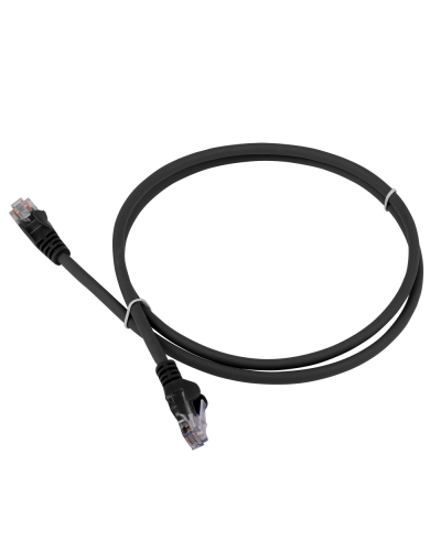 Патч-корд LANMASTER LSZH UTP кат.5e, 0.3 м, черный LANMASTER LAN-PC45/U5E-0.3-BK в Комсомольске-на-Амуре Патчкорды (медные) Pintop.ru