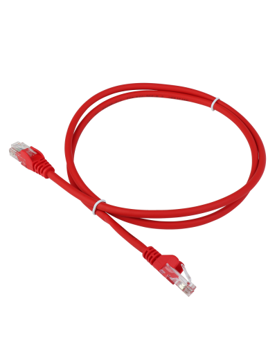 Патч-корд LANMASTER LSZH UTP кат.5e, 8.0 м, красный LANMASTER LAN-PC45/U5E-8.0-RD в Комсомольске-на-Амуре Патчкорды (медные) Pintop.ru