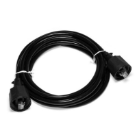 Патч-корд индустриальный RJ45 - RJ45, 4 пары, FTP, категория 6, 1 м, черный LANMASTER LAN6-S45-45-1.0-WP