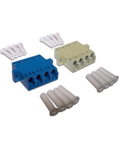 Адаптер оптический LC, SM/APC, корпус SC дуплекс, квадро LANMASTER LAN-4LCS-AM-APC в Комсомольске-на-Амуре Коннекторы Pintop.ru