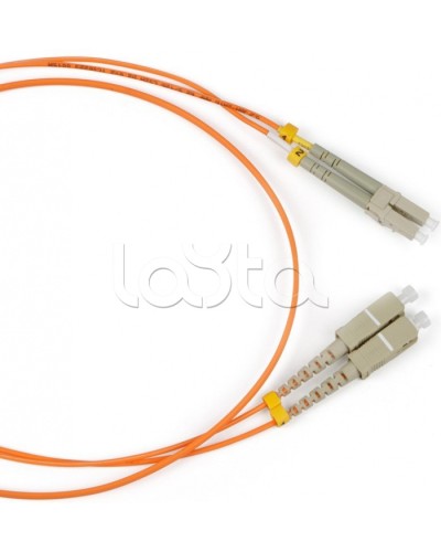 Патч-корд оптический LANMASTER LAN-LC-SC/OM2-5.0 в Комсомольске-на-Амуре Патч-корды и пигтейлы Pintop.ru