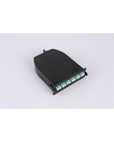 MPO кассета OM4, 12xLC, тип B, низкие потери, черная LANMASTER LAN-MCSB-1M-12LC/OM4 в Комсомольске-на-Амуре Коннекторы Pintop.ru