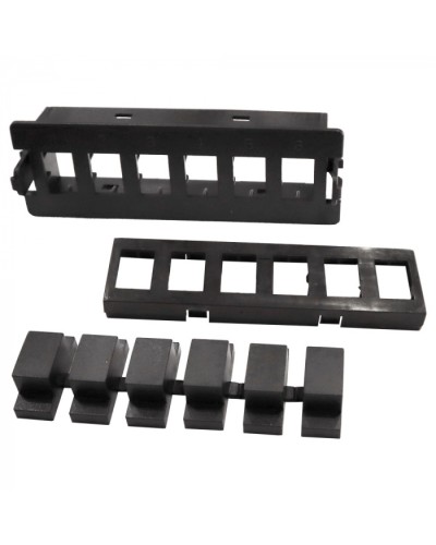 Вставка на 6 MPO адаптеров на место MPO кассеты LANMASTER (LAN-MCSP-6MPO) в Комсомольске-на-Амуре Патч-корды оптические Pintop.ru