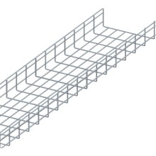 Лоток проволочный 100х100мм, Ф3.8мм, оцинкованный (3 м) LANMASTER LAN-MT100x100-3.8EZ