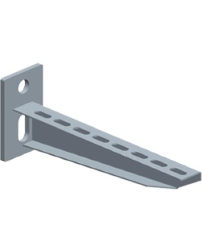 Консоль перфорированная для лотка шириной 200мм LANMASTER LAN-MT-BP200-EZ в Комсомольске-на-Амуре Аксессуары для лотков Pintop.ru